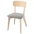 Bild 1 von LISABO Stuhl, Esche/Tallmyra weiß/schwarz