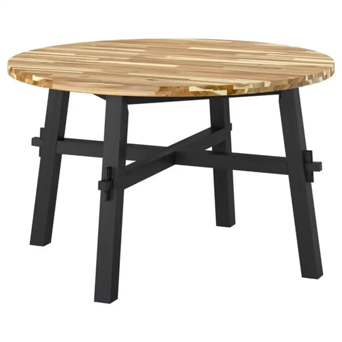Bild 1 von SKOGSTA Esstisch, Akazie/schwarz, 120 cm