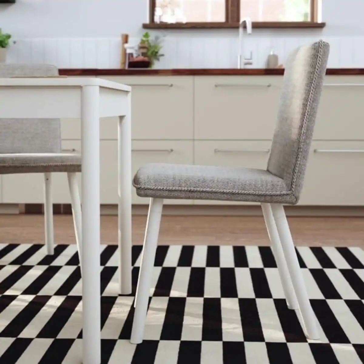 Bild 2 von TONSTAD Stuhl, Viarp beige/braun/elfenbeinweiß