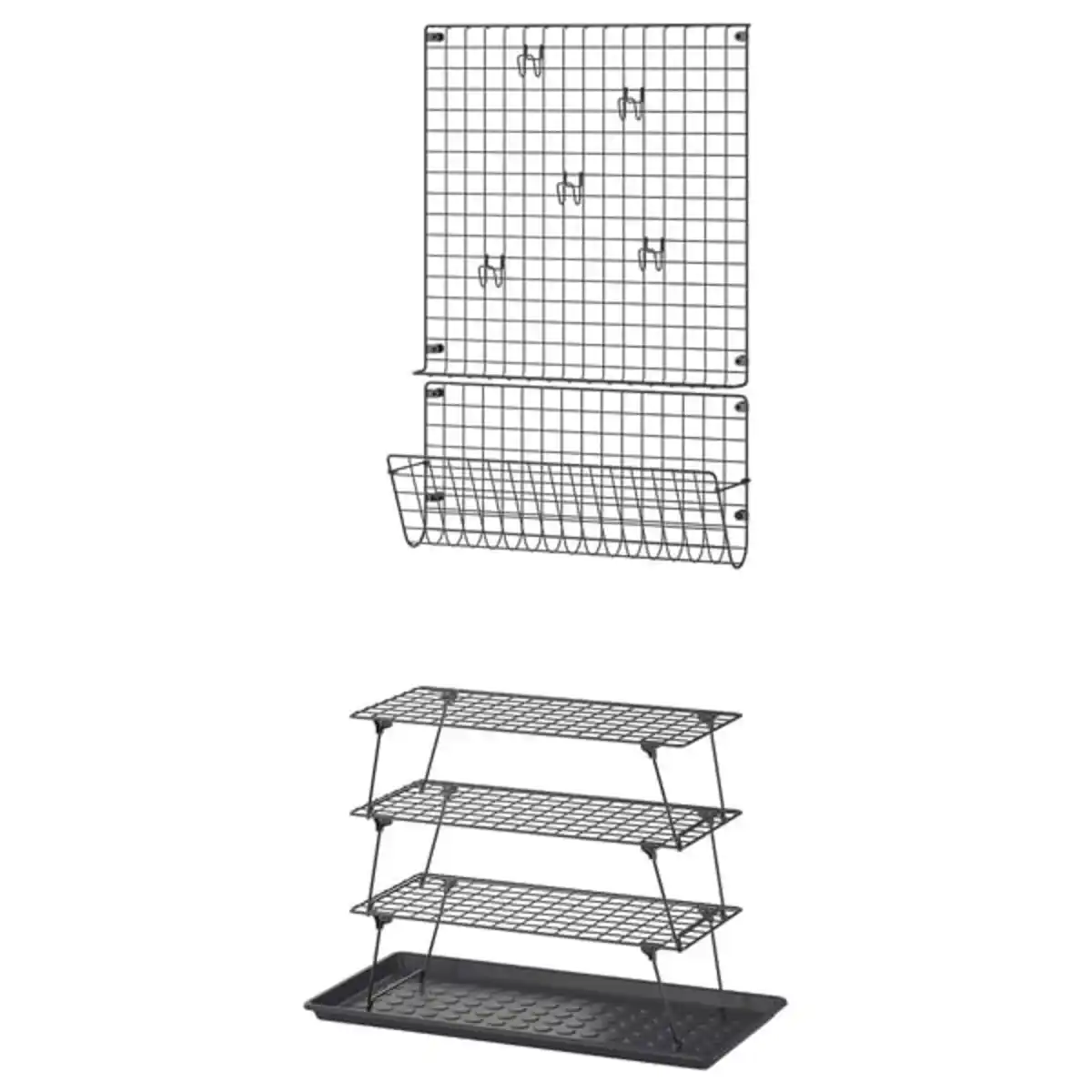 Bild 1 von GREJIG / BAGGMUCK Flur-Set, 6-tlg., grau