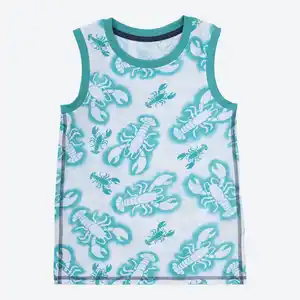 Kinder-Jungen-Top mit Hummer-Motiven