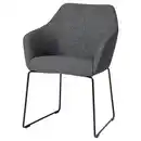 Bild 1 von TOSSBERG Stuhl, Metall schwarz/Gunnared dunkelgrau