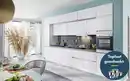 Bild 1 von Impressa - Einbauküche Uno, weiß, inkl. Miele Elektrogeräte