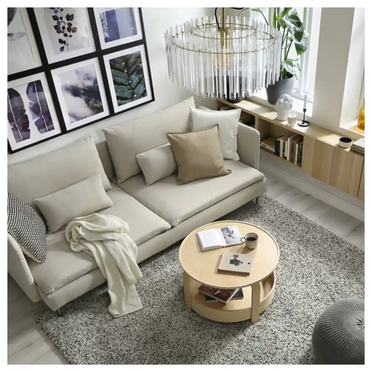 Bild 4 von SÖDERHAMN 3er-Bettsofa, Gunnared beige
