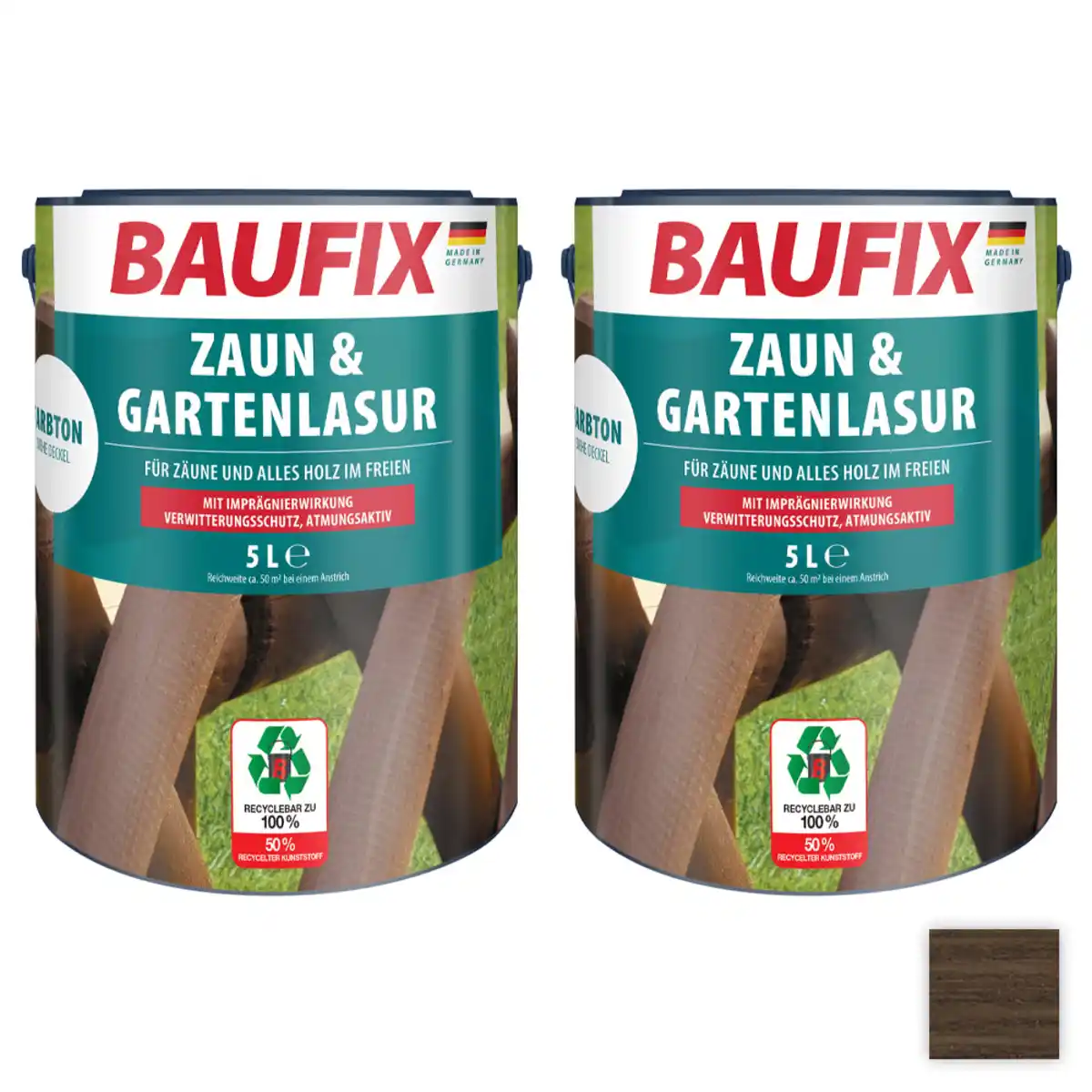 Bild 4 von Zaun- und Gartenlasur, Palisander - 2er-Set