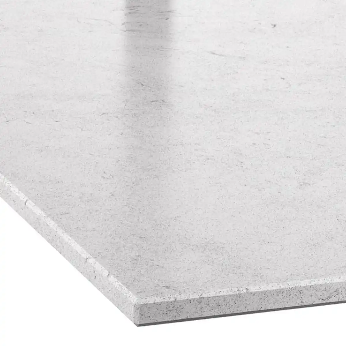 Bild 2 von LOCKEBO Maßarbeitsplatte, weiß/grau Steinmuster/Glaskomposit, 1 m²x2.0 cm