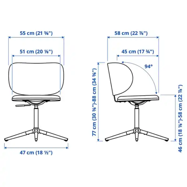 Bild 3 von VITTSJÖ / KRYLBO Schreibtisch und Stuhl, schwarzbraun/dunkelbeige