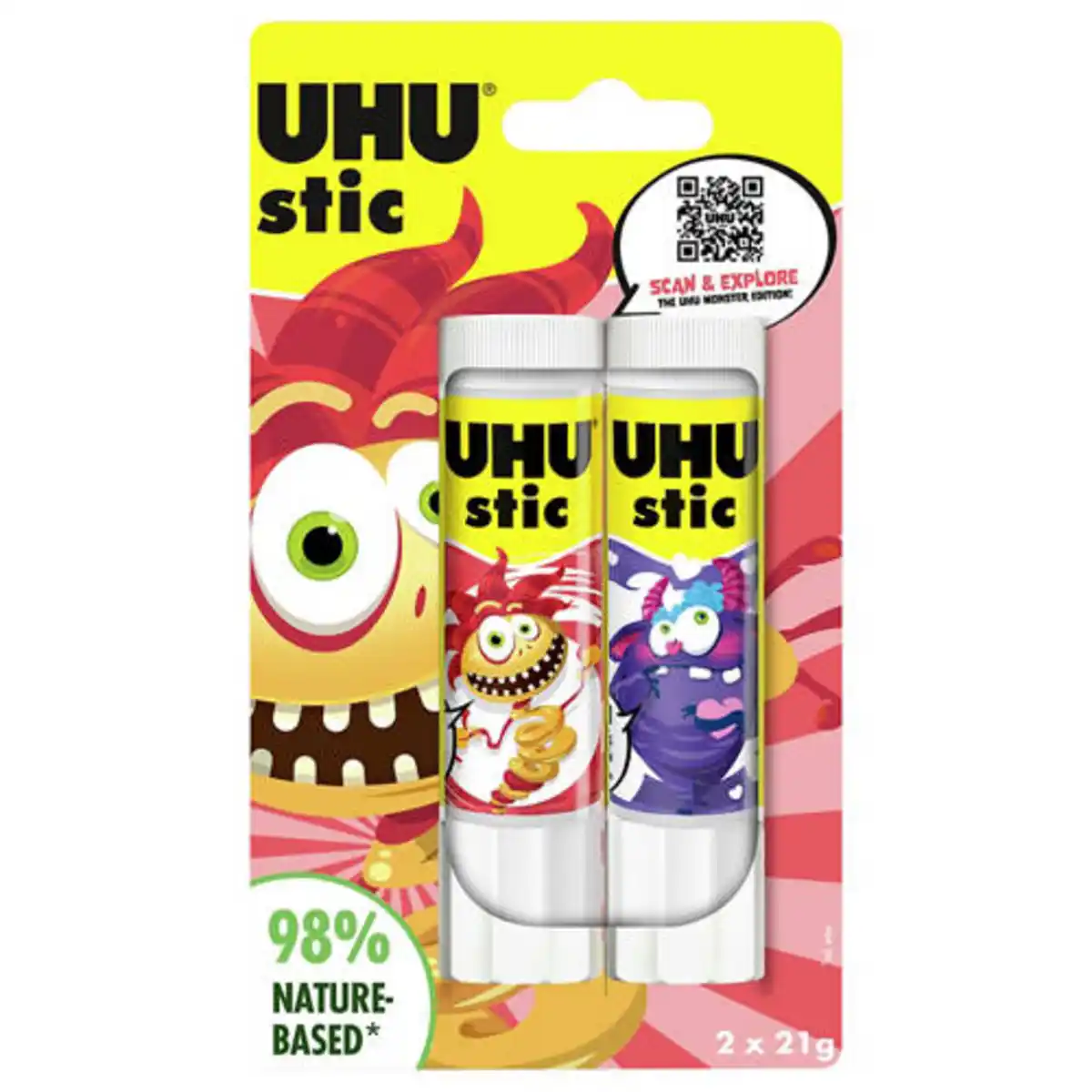 Bild 1 von UHU Kleber, Stick 2 x 21 g