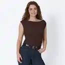 Bild 1 von Damen-T-Shirt mit Crepe-Struktur