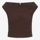 Bild 3 von Damen-T-Shirt mit Crepe-Struktur