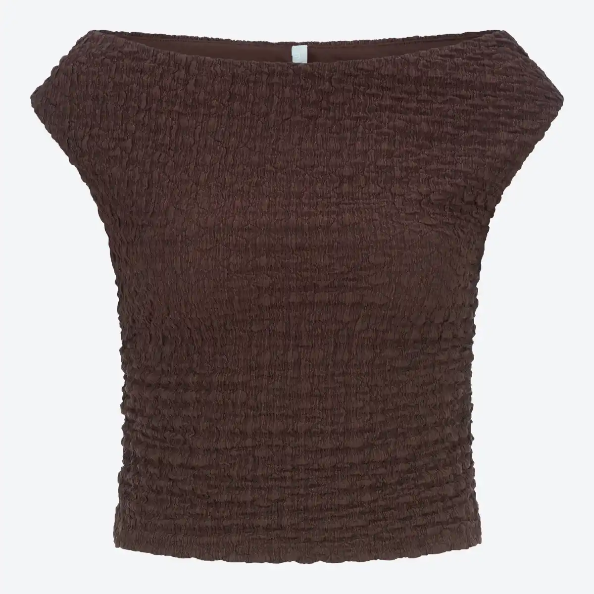 Bild 3 von Damen-T-Shirt mit Crepe-Struktur