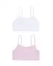 Bild 1 von 2er-Pack Kinder-Tops, nahtlos, gerippt helllila