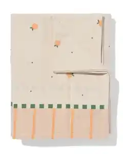 Tischdecke Baumwolle Orange