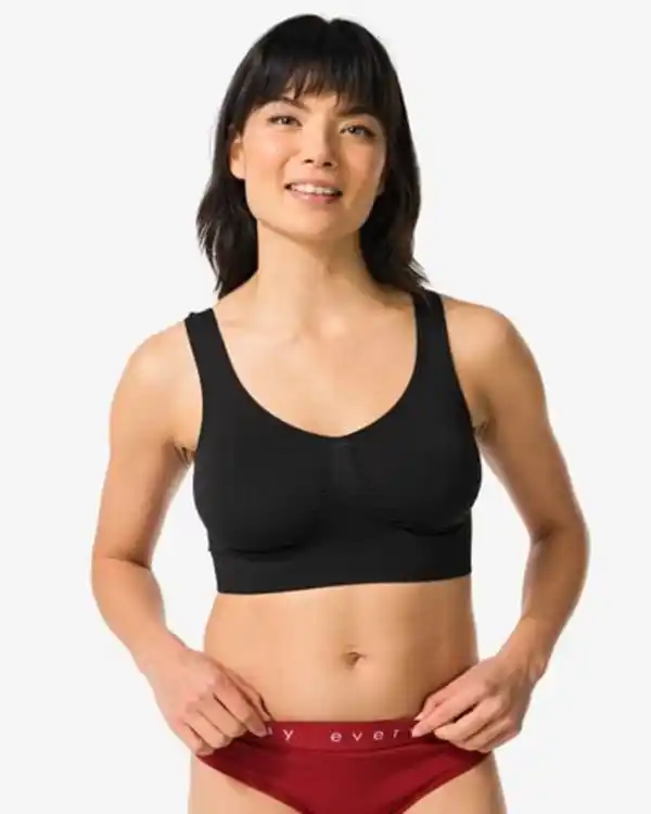 Bild 2 von Damen-Bustier, nicht vorgeformt, nahtlos schwarz