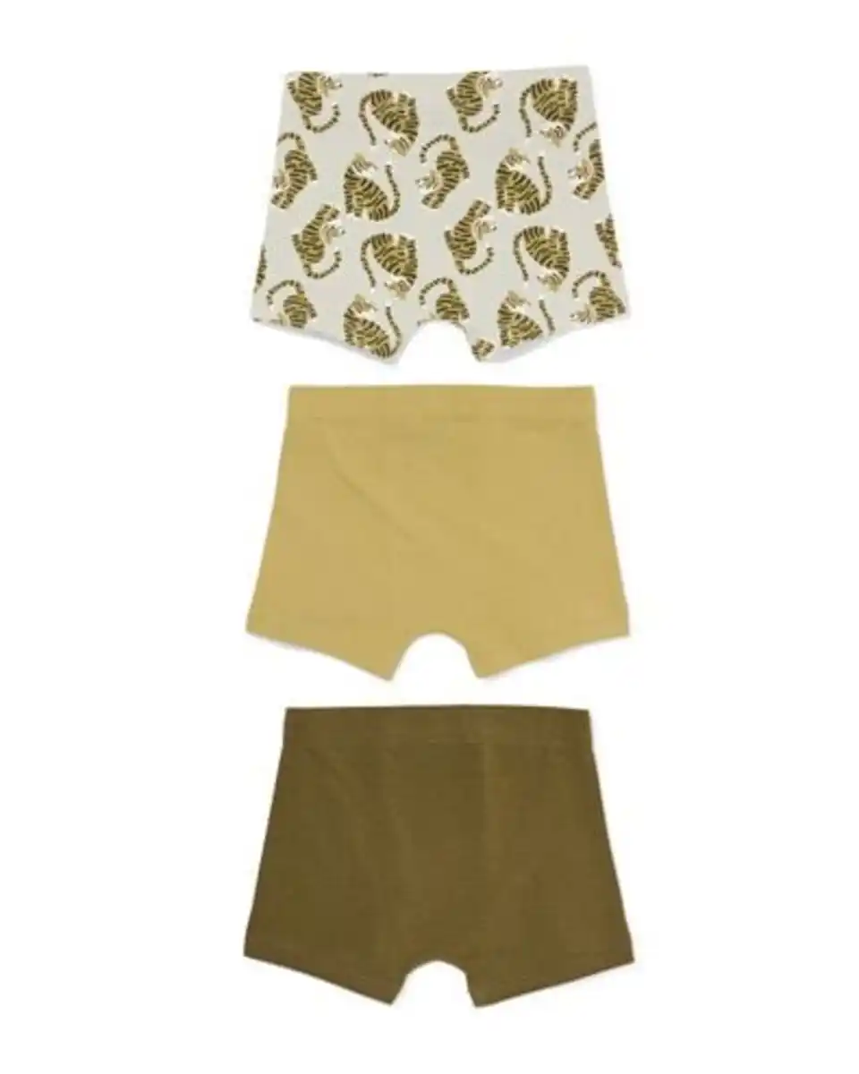 Bild 4 von Kinder-Boxershorts – 3 Stück olivgrün