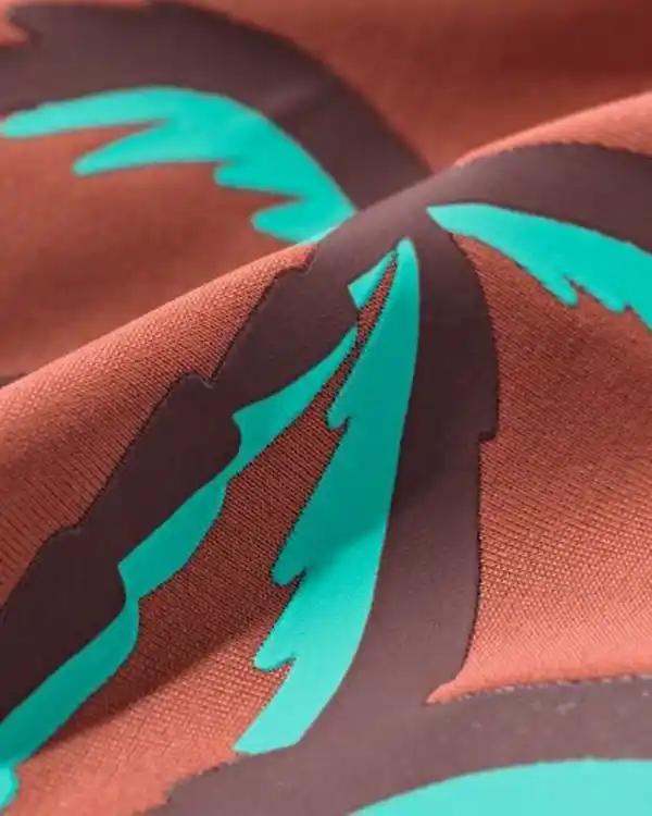 Bild 2 von Kinder-Schwimmshirt LSF 40+, Palmen braun