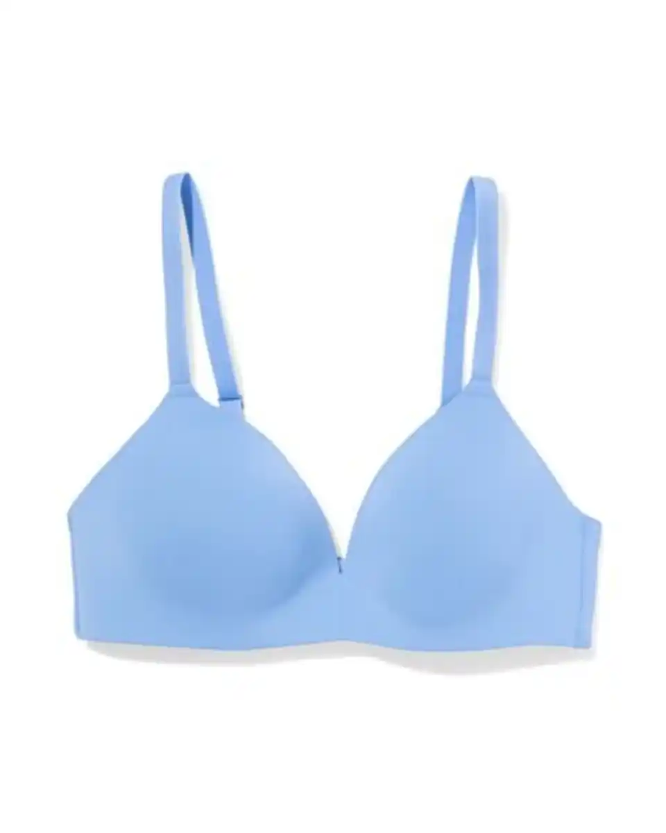 Bild 3 von Vorgeformter bügelloser BH Mikrofaser blau
