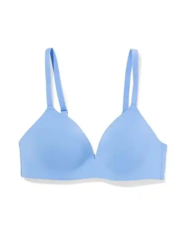 Bild 3 von Vorgeformter bügelloser BH Mikrofaser blau