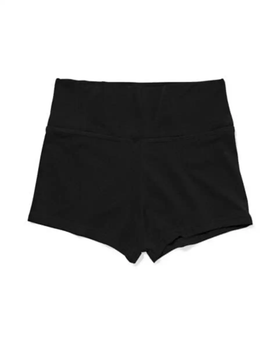 Bild 2 von Damen Bikinishorts mit Umschlagbund schwarz