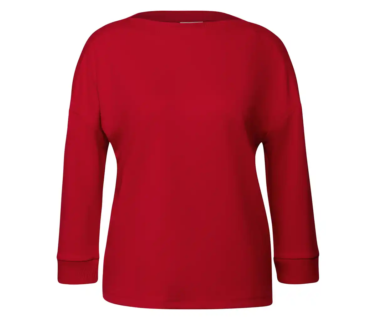 Bild 1 von Street One T-Shirt mit Rippdetail, rot