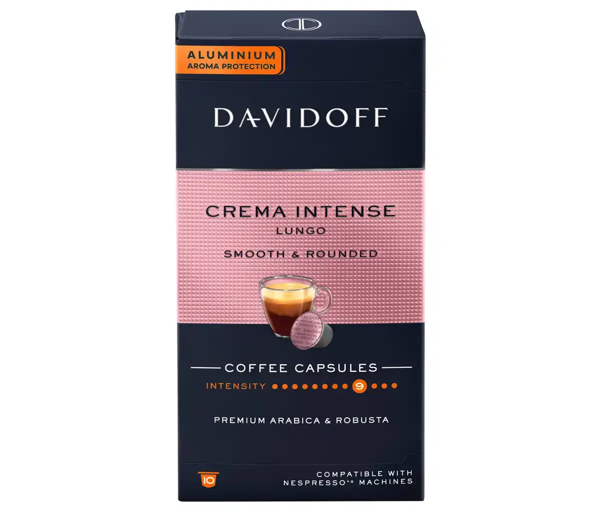 Bild 1 von DAVIDOFF CAFÉ Crema Intense Lungo - 10 Kapseln