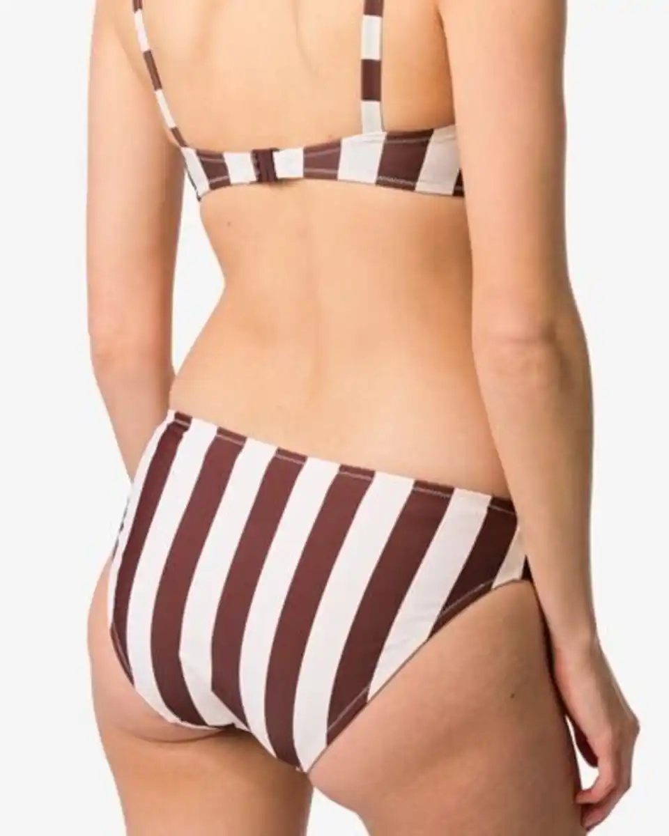 Bild 4 von Damen-Bikinihose Mila mit Blockstreifen braun