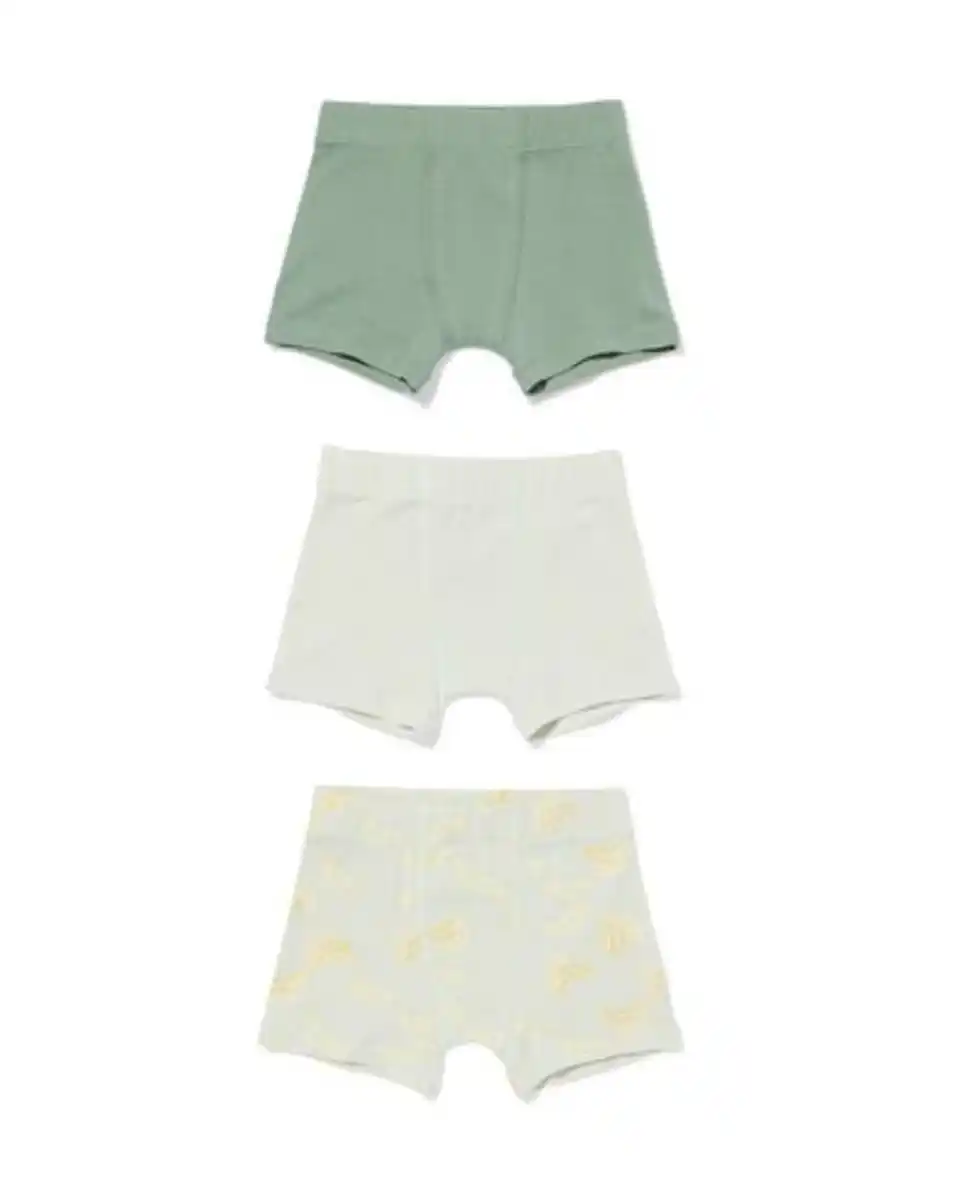 Bild 1 von Kinder-Boxershorts Bananen – 3 Stück grün