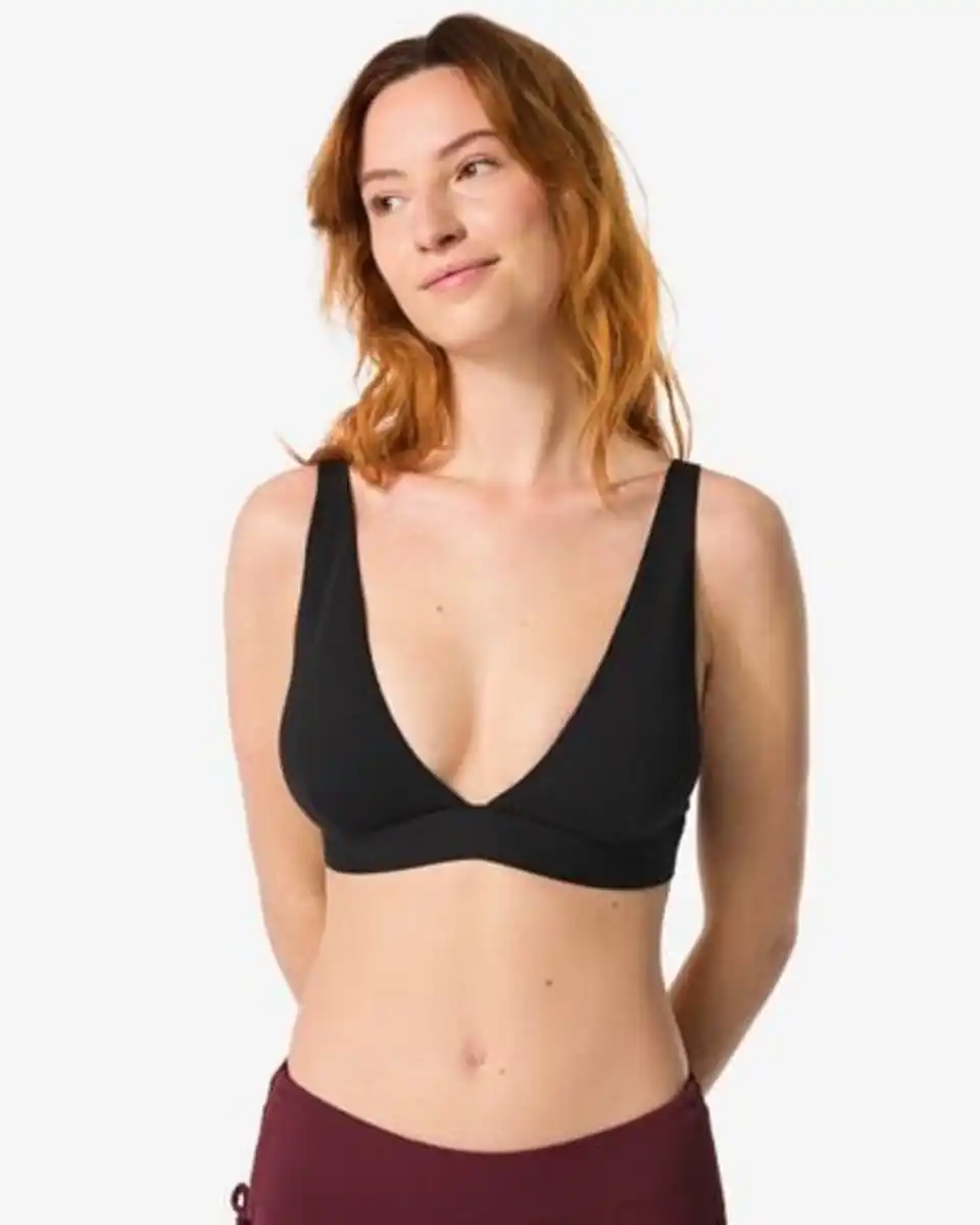 Bild 1 von Damen-Triangel-Bikinioberteil schwarz