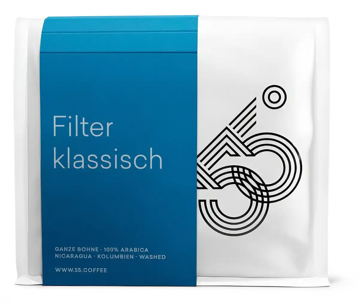 Bild 1 von 55 Degrees - Filter klassisch - 250 g Ganze Bohne