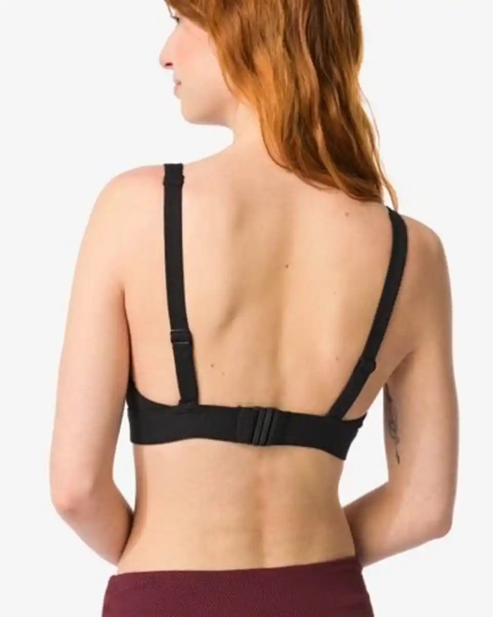 Bild 4 von Damen-Triangel-Bikinioberteil schwarz