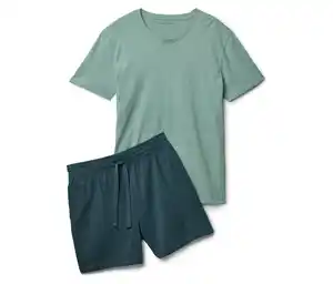 Shorty-Pyjama-Set, salbei