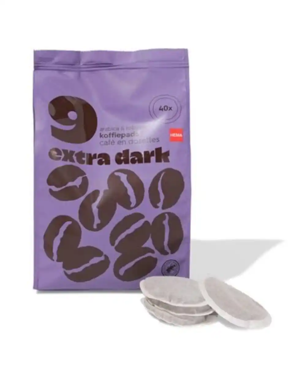 Bild 1 von Kaffeepads, extra dunkel – 40 Stück
