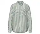 Bild 1 von Street One Hemdbluse, grün-weiß gestreift