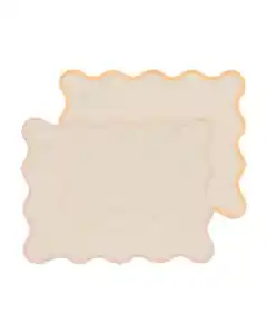 Tischset 35 × 45 cm, Baumwolle, gewellt – 2 Stück