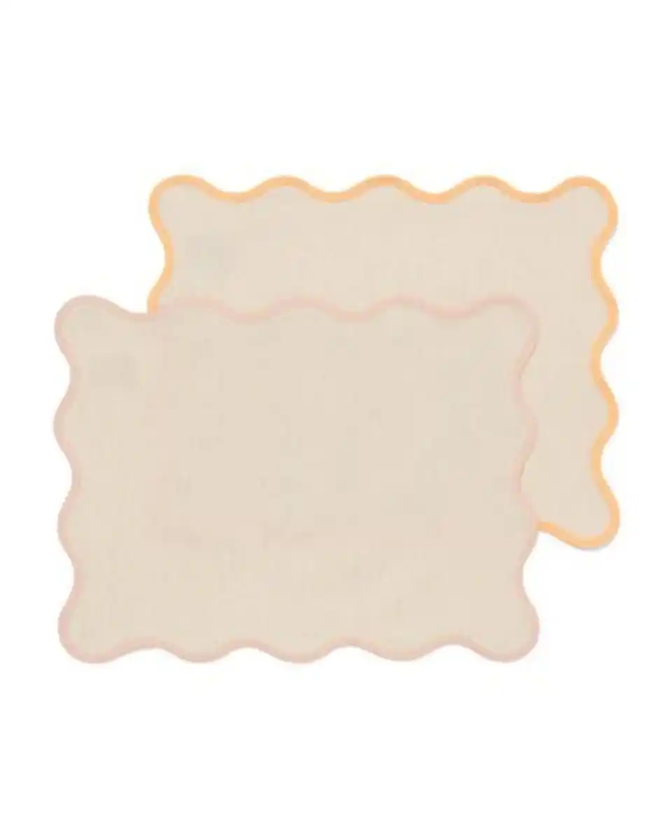 Bild 1 von Tischset 35 × 45 cm, Baumwolle, gewellt – 2 Stück