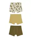 Bild 1 von Kinder-Boxershorts – 3 Stück olivgrün