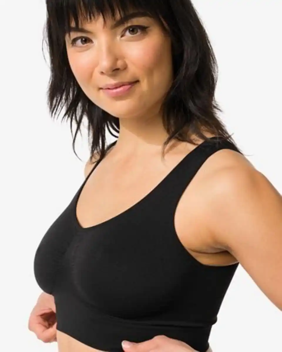 Bild 1 von Damen-Bustier, nicht vorgeformt, nahtlos schwarz