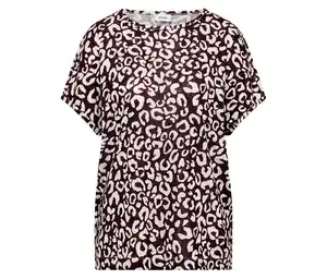 CECIL Kurzarmshirt, burgunderrot