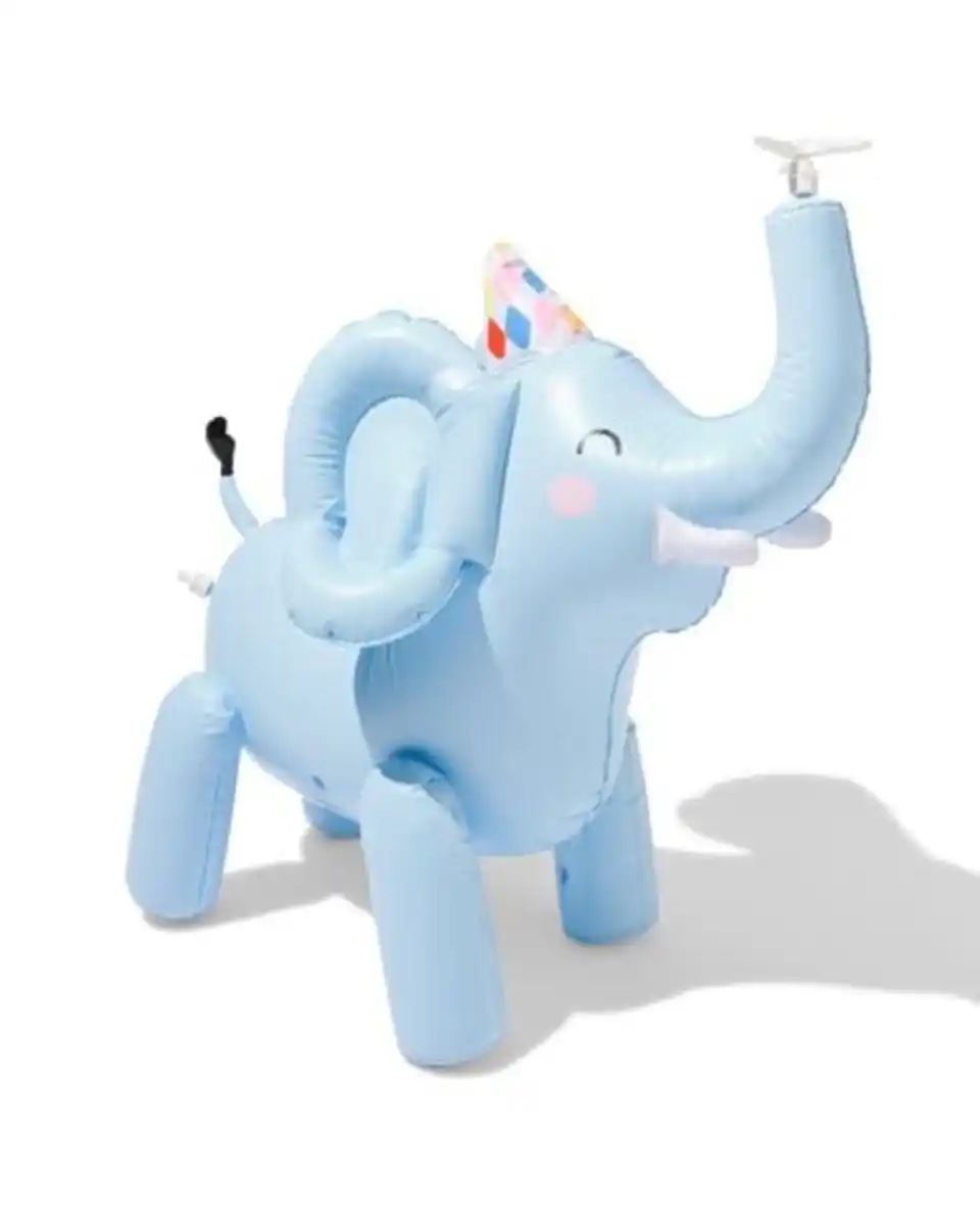 Bild 1 von Aufblasbarer Elefant mit rotierendem Wassersprinkler 103 × 65 × 104 cm