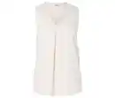 Bild 1 von Ärmellose Leinenbluse, creme