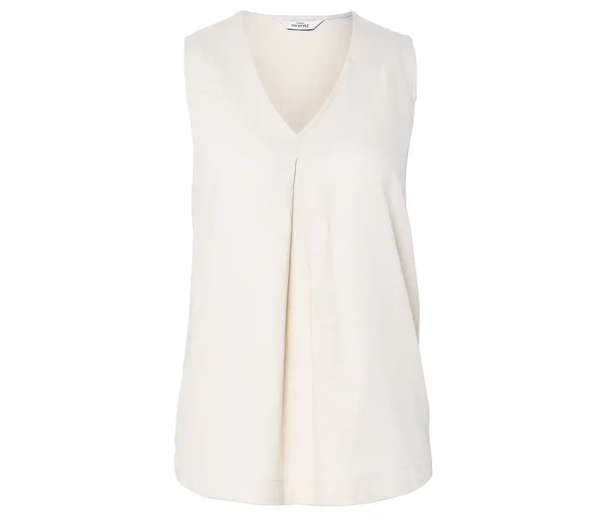 Bild 1 von Ärmellose Leinenbluse, creme