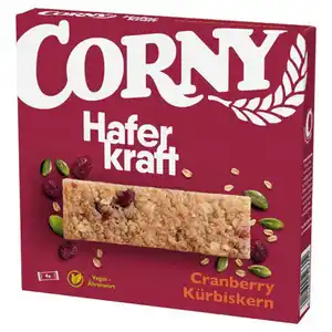 CORNY Haferkraft Zero 140 g, Cranberry-Kürbiskerne