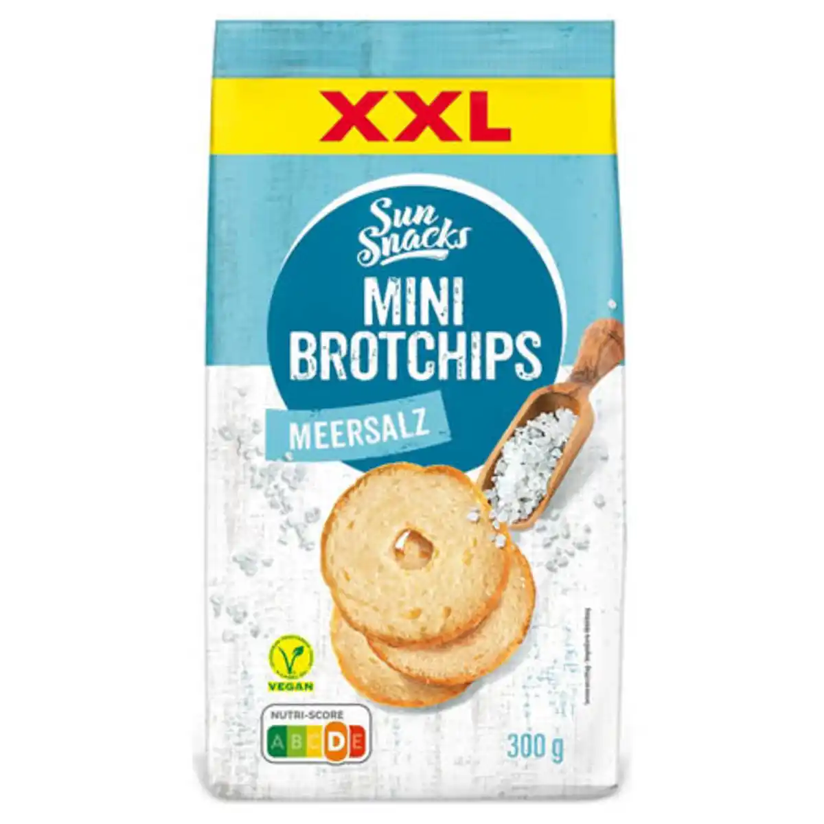 Bild 1 von SUNSNACKS Mini Brotchips XXL 300 g, Meersalz