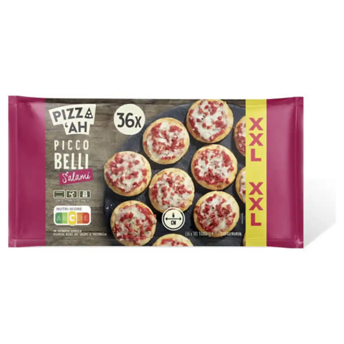Bild 1 von PIZZ‘AH Picco Belli XXL 36er-Pack 1.080 g, Salami