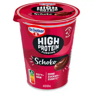 DR. OETKER High Protein Pudding 400 g, Schokolade