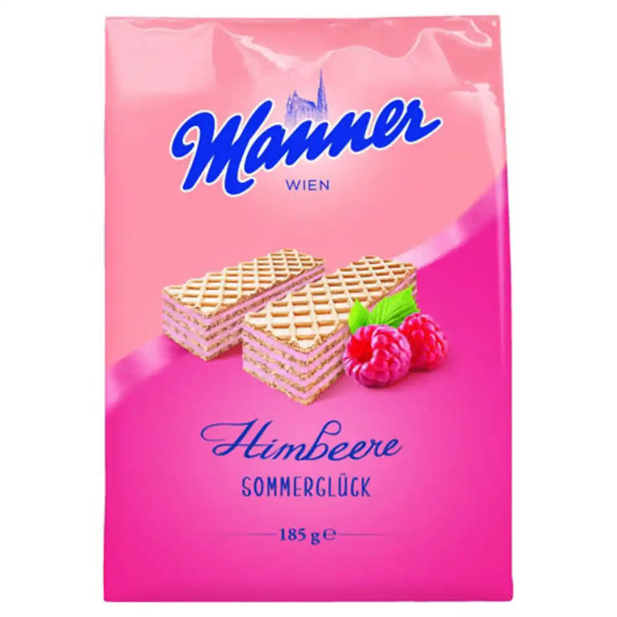 Bild 1 von MANNER Sommerwaffeln 185 g, Himbeere