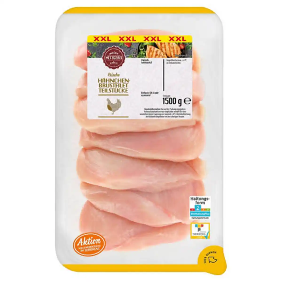 Bild 1 von MEINE METZGEREI Hähnchen Brustfilet 1,5 kg