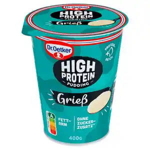DR. OETKER High Protein Pudding 400 g, Grießpudding