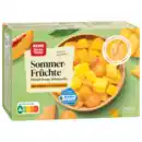 Bild 1 von REWE Beste Wahl Sommerfrüchte Pfirsich-Mango-Melonen-Mix 300g