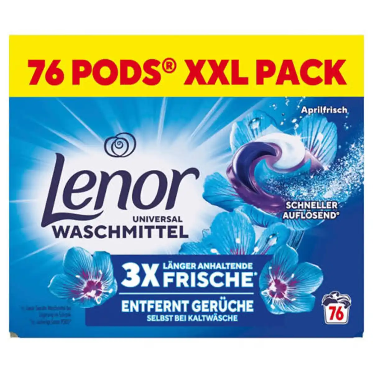 Bild 1 von LENOR Waschmittelpods Aprilfrisch 76 WG